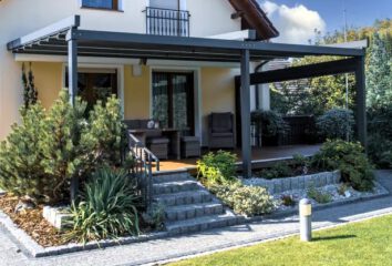Pergola s posuvnou střechou