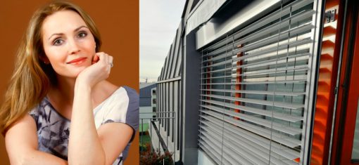 Venkovní motorové žaluzie CSPZ90, interiérové hliníkové žaluzie