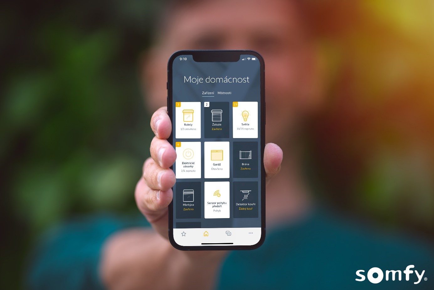 Automatizace domácnosti od somfy